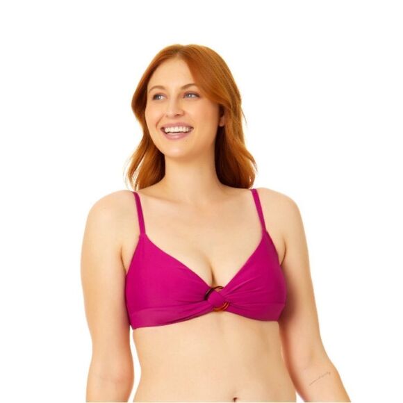 Swim Top & Mid Rise Split Skirt Bikini Bottom Swimsuit Bathing Suit Size 3X - Picture 8 of 16